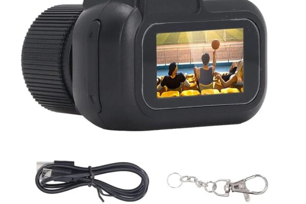 Mini Keychain Camera 1080p – Compact Digital Video Recorder for Vlogging, Photography, Travel | Small Point & Shoot Pocket Camera with SD Card Support