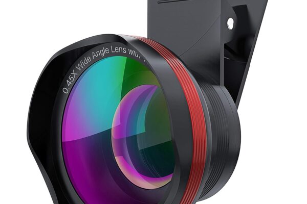 SKYVIK Signi Pro 2 in 1 (Wide+Macro) Clip on Mobile Camera Lens Kit for iPhone, Samsung and Other Smartphones. Black