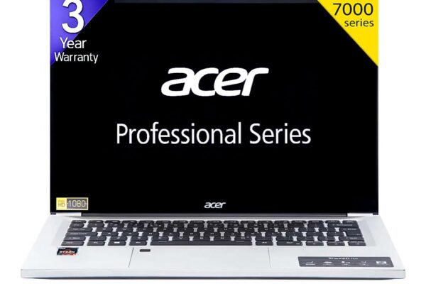 acer Professional 14[New Launch], AMD Ryzen 7-7730U, 32GB RAM, 1TB SSD, 14″ Full HD Laptop, Windows 11 Pro, MSO21, 1.34KG, Backlite KB, Finger Print, Metal Body, 3 Year Warranty, 12 Mounths Antivrus
