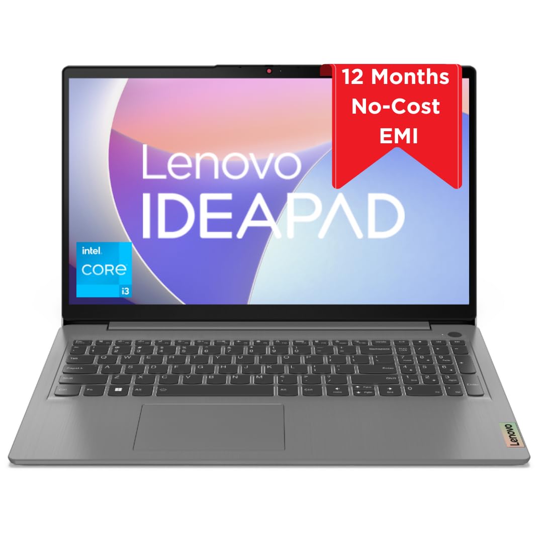 Lenovo IdeaPad Slim 3 Intel Core i3 12th Gen 15.6″(39.62cm) FHD Laptop (8GB/512GB SSD/Win 11/Office 2021/2Yr Warranty/Alexa Built in/3 Month Game Pass/Blue/1.63Kg), 82RK007JIN with 12Month No-Cost EMI