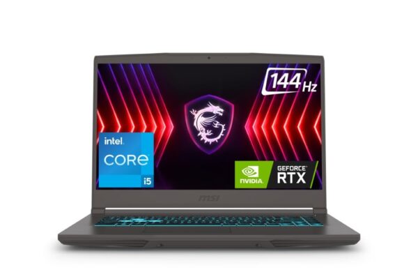 MSI Thin 15, Intel 13th Gen. i5-13420H, 40CM FHD 144Hz Gaming Laptop (16GB/512GB NVMe SSD/Windows 11 Home/NVIDIA GeForce RTX 3050, GDDR6 4GB/Cosmos Gray/1.86Kg) B13UC-125IN