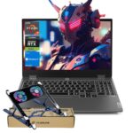 Lenovo LOQ Gaming Laptop, 15.6″ FHD (1920 x 1080), AMD Ryzen 7 250, NVIDIA GeForce RTX 5060, 64GB DDR5 RAM, 1TB PCIe M.2 SSD, Bundle with Laptop Cooler BDL, Wi-Fi 6, Windows 11 Home, Grey