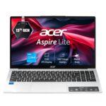 acer Aspire Lite, 13th Gen, Intel Core i3-1305U, 16GB RAM, 512GB SSD, Full HD 15.6″/39.62 cm, Windows 11 Home, Steel Gray, 1.59 KG, AL15-53, Metal Body, 36 WHR, Thin and Light Premium Laptop