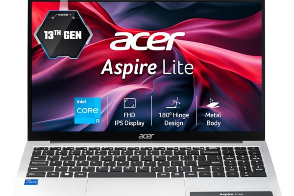 acer Aspire Lite, 13th Gen, Intel Core i3-1305U, 16GB RAM, 512GB SSD, Full HD 15.6″/39.62 cm, Windows 11 Home, Steel Gray, 1.59 KG, AL15-53, Metal Body, 36 WHR, Thin and Light Premium Laptop