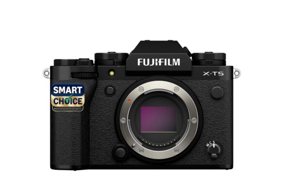 Fujifilm X-T5 40MP APS-C X-Trans Sensor|Smartchoice|Pixel Shift|IBIS System|Ultra high Resolution mirrorless Camera|6.2k 30p|Subject Tracking|Touchtracking|Quick Lever for Photo/Video-Black