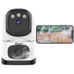 Golens WC23K 1080P WiFi CCTV Camera for Home & Outdoor | Pan-Tilt Security Camera | Motion & Smoke Alerts | Full-Color Night Vision | Two-Way Audio | Mobile App & Cloud Support