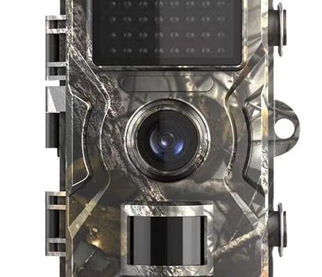 QIWA®Outdoor Camera with 0.8s Trigger time, 90 Degrees Wide Angle, IP66 Waterproof for Wildlife Monitoring,Farm &House Surveillance