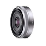 Sony E Mount E 16mm F2.8 APS-C Lens (SEL16F28) | Wide-Angle Prime | Lightweight & Compact, Silver