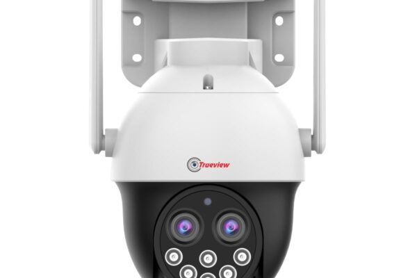Trueview 4MP Smart CCTV Dual Lens 4G Sim Based Pan/Tilt 10X Combined Zoom Outdoor Indoor Security Camera, Water Proof, 2 Way Talk, Cloud Storage, Motion Detect, Color Night Vision, 30Mtr IR Distance