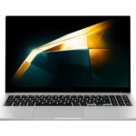 Samsung Galaxy Book4 | Intel Core 5 120U (14th Gen) |16GB RAM | 512GB SSD | Windows 11 Pro | Fingerprint Reader | Intel Iris XE Graphics | RJ45 |15.6″/39.6 cm Full HD |1.53KG | Silver- NP754XGK-LS2IN