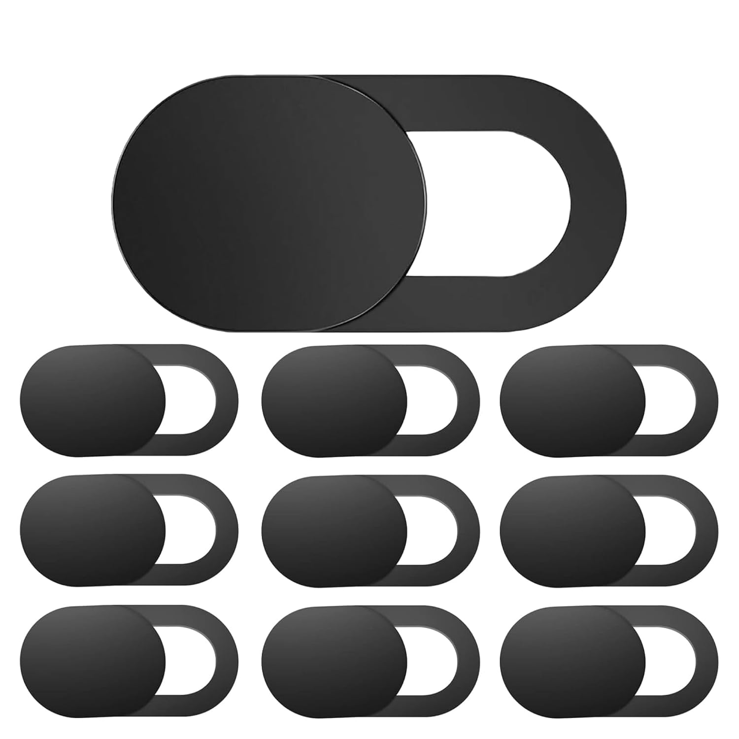 Sounce Laptop Camera Cover Webcam Cover Slider Ultra Thin Privacy Protection Slide Blocker for Laptop PC MacBook Tablet Smartphone iPad iPhone All-in-One Desktop PS4 Strong (Pack of 10 Pieces)