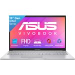 ASUS Vivobook 15, Intel Core i3 13th Gen 1315U, 8GB RAM, 512GB SSD, FHD 15.6″, Windows 11, Office Home 2024, Cool Silver, 1.7Kg, X1504VA-NJ3320WS, Intel UHD iGPU, M365 Basic (1Year)* Laptop
