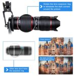 Drumstone (15 Year Warranty) 20x 4K HD Optical Zoom Mobile Telephoto Lens Kit | DSLR Blur Background Effect All Smartphones High Optical Zoom Effect in 4K HD