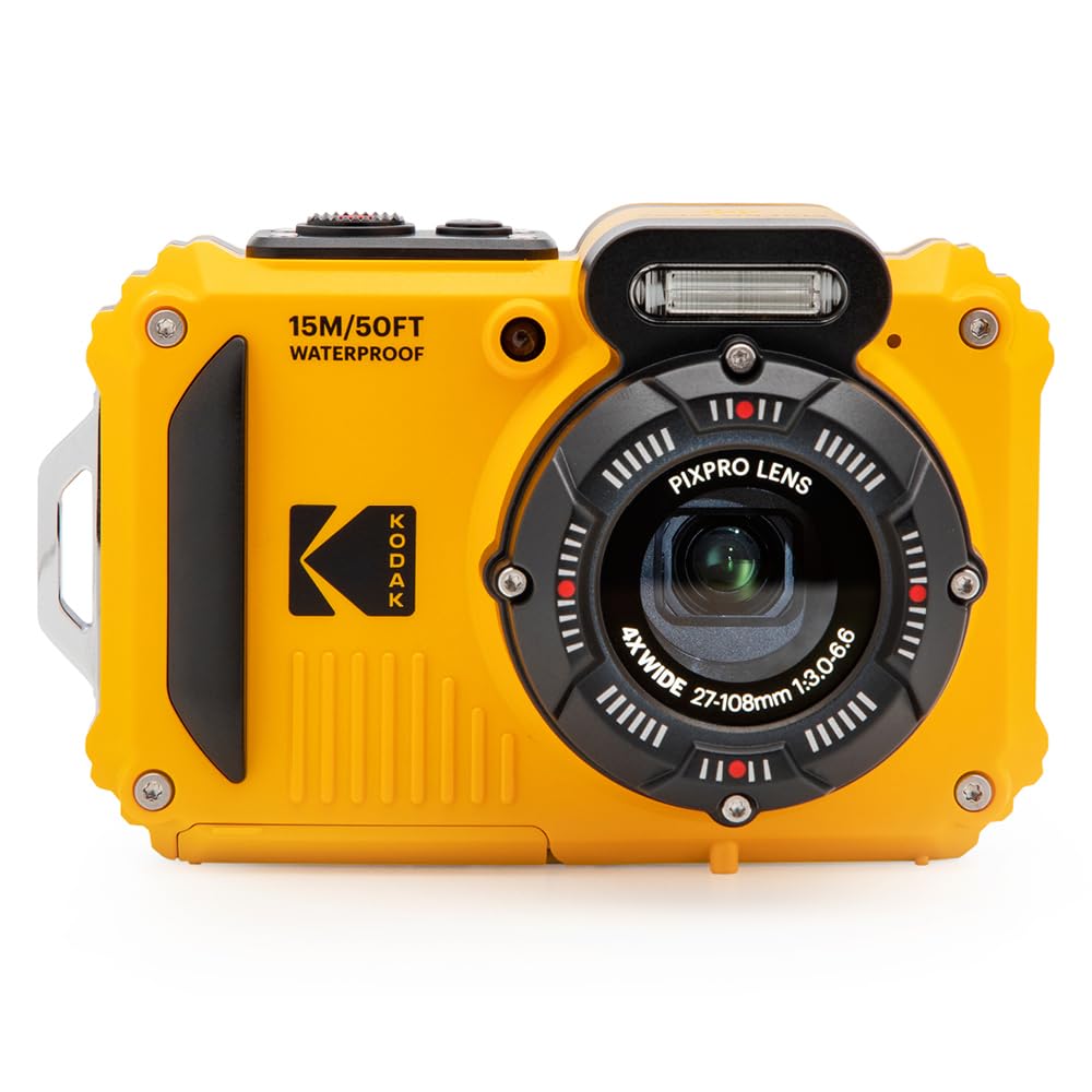 Kodak PIXPRO WPZ2 Rugged Waterproof Digital Camera 16MP 4X Optical Zoom 2.7″ LCD Full HD Video