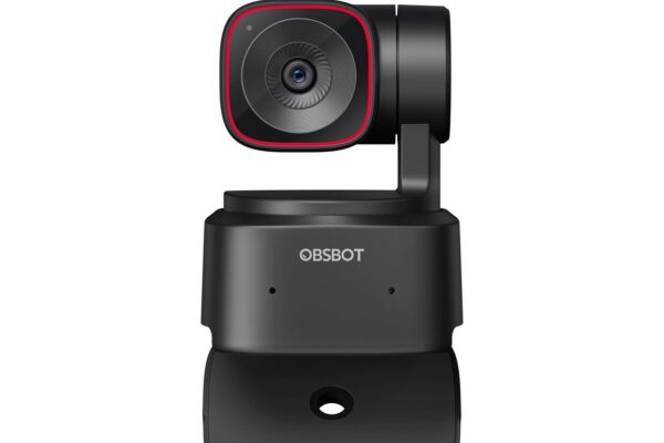 OBSBOT Tiny 2 Lite AI-Powered 4K PTZ Webcam with AI Tracking, 1/2″ Sensor, 1080p@60FPS HDR, Gesture Control, Dual Microphones, Auto Focus | Webcam for PC, Laptop, Streaming, Meetings & Video Calls