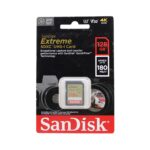 SanDisk Extreme SD UHS I 128GB Card for 4K Video for DSLR and Mirrorless Cameras 180MB/s Read & 90MB/s Write