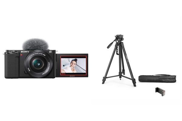 Sony Alpha ZV-E10L 24.2 Mega Pixel Interchangeable-Lens Mirrorless vlog Optical Zoom Camera with 16-