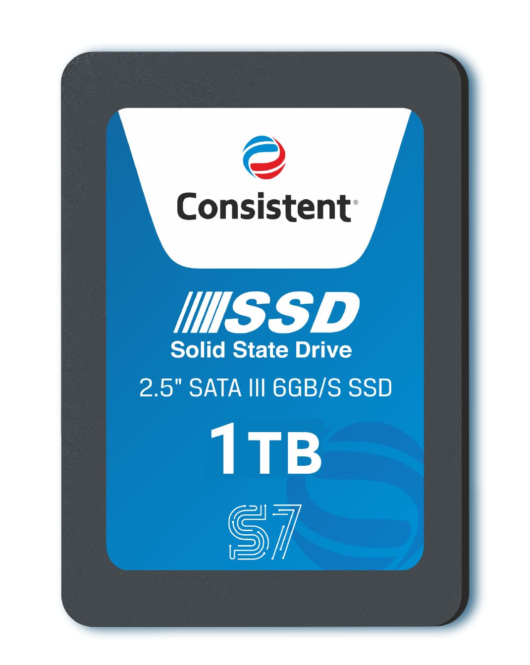 Consistent 2.5 1 TB SSD with SATA III Interface, 6Gb/s,Read/Write Speed Upto – 570/500 MB/s, 5 Years Warranty.