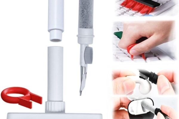 Sounce 5-in-1 Multi-Function Laptop Cleaning Brush/Keyboard Cleaning kit/Gadget Cleaning kit Gap Duster Key-Cap Puller for Laptop, Keyboard and Earphones