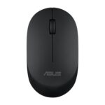 ASUS MW105 Multi-Device Wireless Bluetooth Silent Mouse, Adjustable DPI, Ambidextrous Shape, Connects Upto 3 Devices, Optical Tracking, Compatible with PC/Laptop- (Black) 48 Grams, 3 Year Warranty