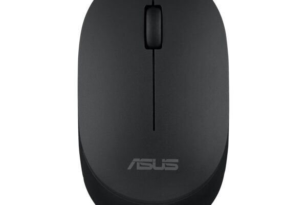ASUS MW105 Multi-Device Wireless Bluetooth Silent Mouse, Adjustable DPI, Ambidextrous Shape, Connects Upto 3 Devices, Optical Tracking, Compatible with PC/Laptop- (Black) 48 Grams, 3 Year Warranty