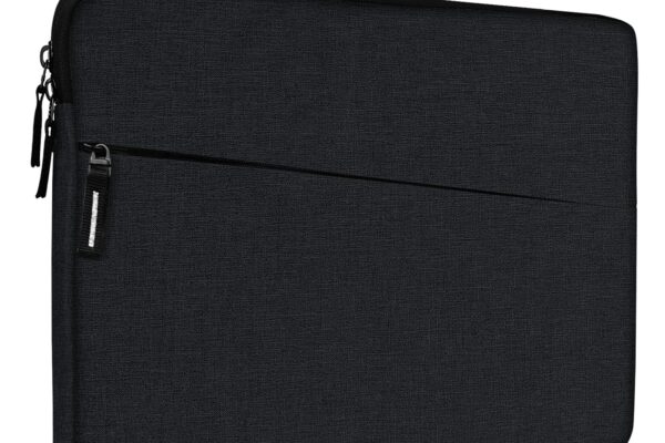 Amazon Basics Laptop Bag Sleeve Case Cover Pouch for Men & Women | 15.6 Inch Laptop/MacBook, Office/College Laptop Bag | Side Handle | Multiple Pockets | Water Repellent | Shock Absorber (Black)