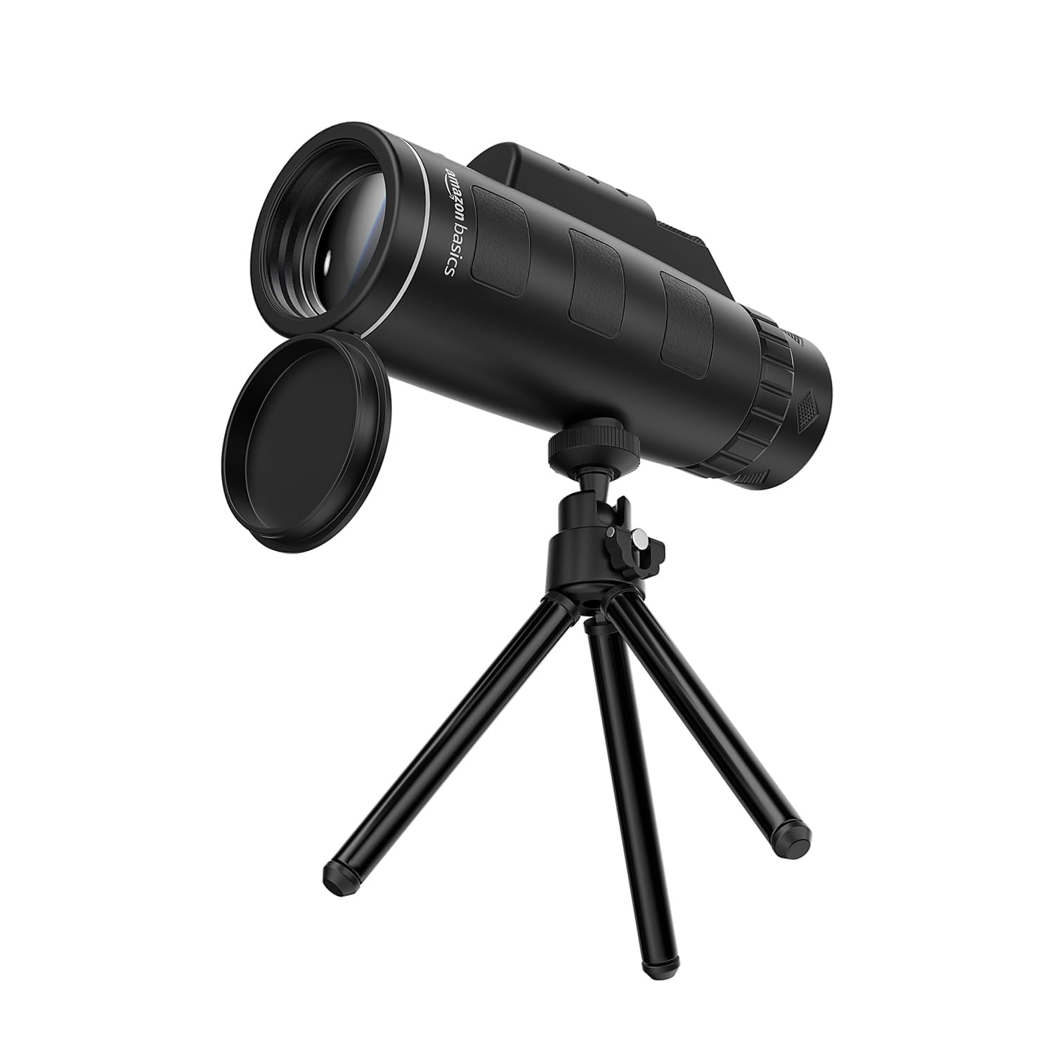 Amazon Basics | 40X60 Magnification Zoom HD Monocular | for Adults and Children | High Power Gadget | Outdoor Telescope with Built-in Compass