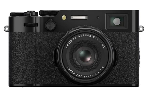 Fujifilm X100VI 40.2 MP Mirrorless Camera with Fixed 23mmF2 Lens (APS-C X-Trans CMOS 5 Sensor, X-Processor 5, Hybrid Viewfinder, LCD Tilt Touchscreen, Face Detection AF, 20 Film Simulations – Black