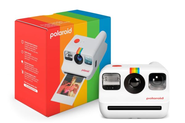 Polaroid Go Generation 2 – Mini Instant Film Camera – White (9097) – Only Compatible with Go Film