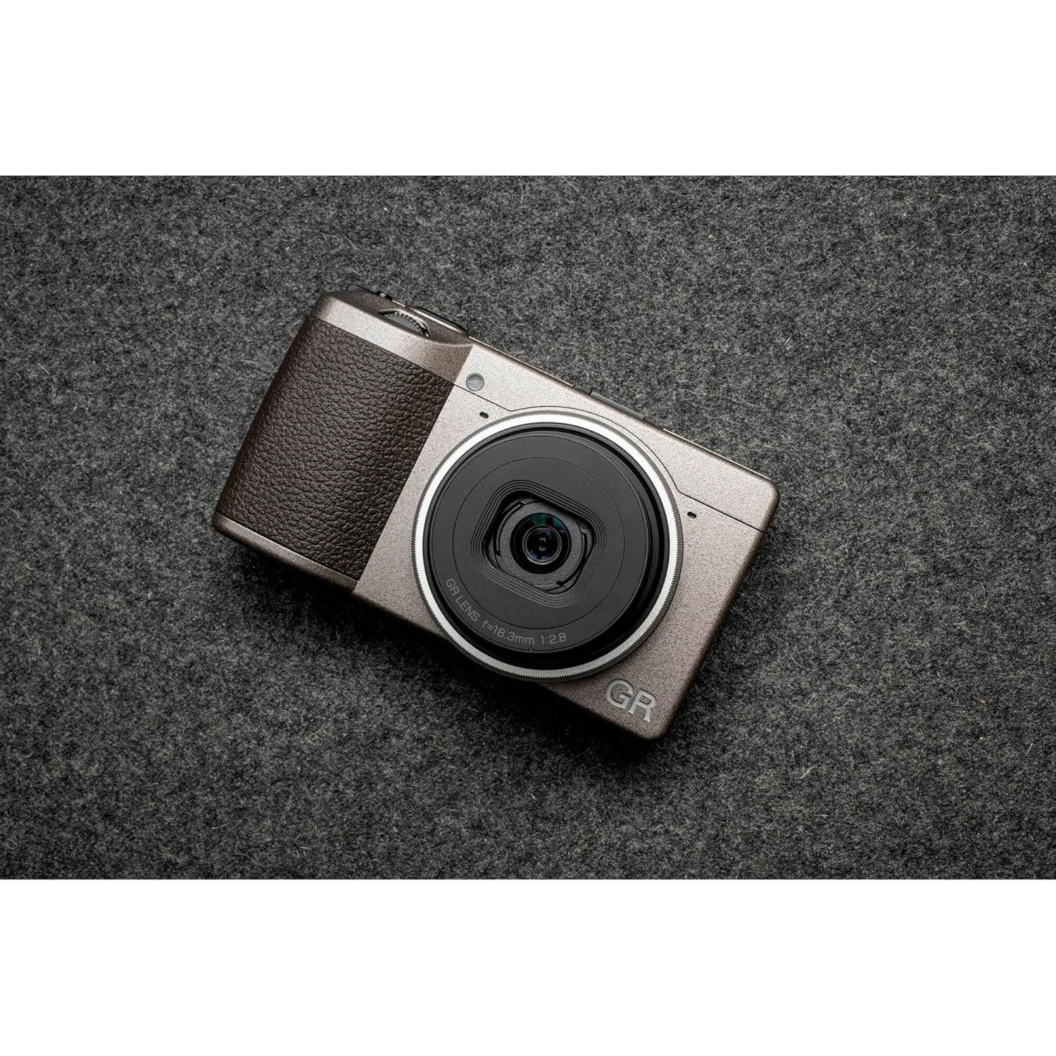 Ricoh GR III Diary Edition, Metallic Warm-Gray Body with Dark Brown Grip and Natural Silver Ring, Digital Compact Camera with 24MP APS-C Size CMOS Sensor, 28mmF2.8 GR Lens (in The 35mm Format)