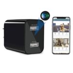 Securities Camera Charger WiFi Camera HD 1080P Security Cameras, Night Vision, USB Plug Cams Adapter Motion Detection from Anywhere (Dual USB Charger)