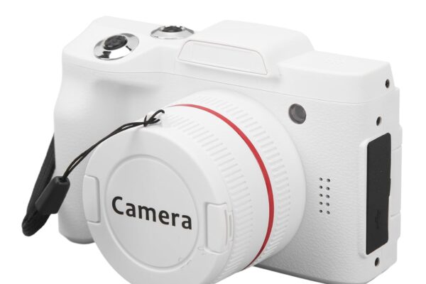 16MP Digital Camera, HD White Color Multi Axes Stabilization Smart Beginner Vlogging Camera, 1080P Video Recording, 2.4 Inch HD Display, Wide Application