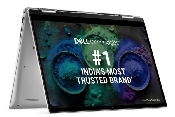 Dell Inspiron 7430 2in1 Touch Laptop, 13th Gen Intel Core i3-1315U/8GB/1TB SSD/14.0″ (35.56cm) FHD+,16:10 Aspect Ratio/Backlit KB+FPR/Win 11+MSO’21/15 Months McAfee/Platinum Silver/Thin & Light-1.58kg