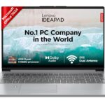 Lenovo Ideapad 1 AMD Ryzen 5 5625U (16GB RAM/512GB SSD/Windows 11/Office Home 2024/15.6 Inch (39.6Cm)/FHD IPS Display/3Months Game Pass/Grey/1.6Kg), 82R4011CIN/0DIN Laptop