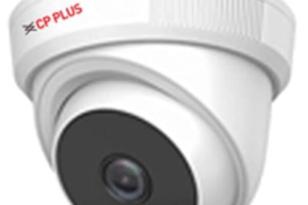 CP PLUS 2.4MP IR Dome Security Camera | 3.6mm Fixed Lens | Max 25/30fps at 2.4MP | DWDR, Day/Night (ICR) | IR Range of 20 Mtrs., Smart IR | Support Built-in Mic – CP-URC-DC24PL2C-V3