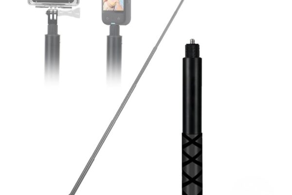 Yantralay Invisible Monopod Selfie Stick for Insta360 One X5/X4/X3/X2/Rs Plus, Hero 13/12/11/10/9, SJCAM, Smartphones & Other Action Camera – Waterproof, Adjustable
