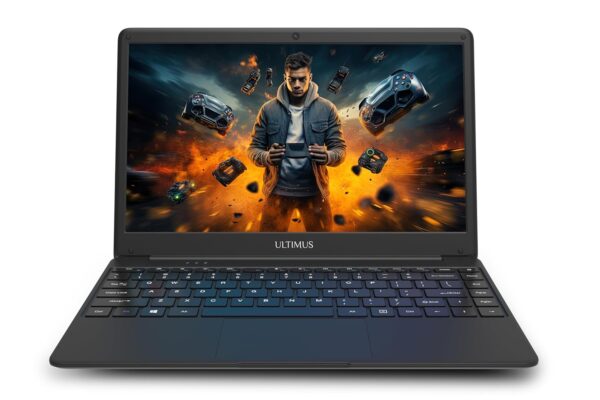 ULTIMUS U3 | AMD Ryzen 5 5500U Laptop | 8GB DDR4 RAM | 512GB SSD | 14.1″ FHD IPS Display | Windows 11 | Type-C & HDMI | Bluetooth 5 |1.45 kg Black