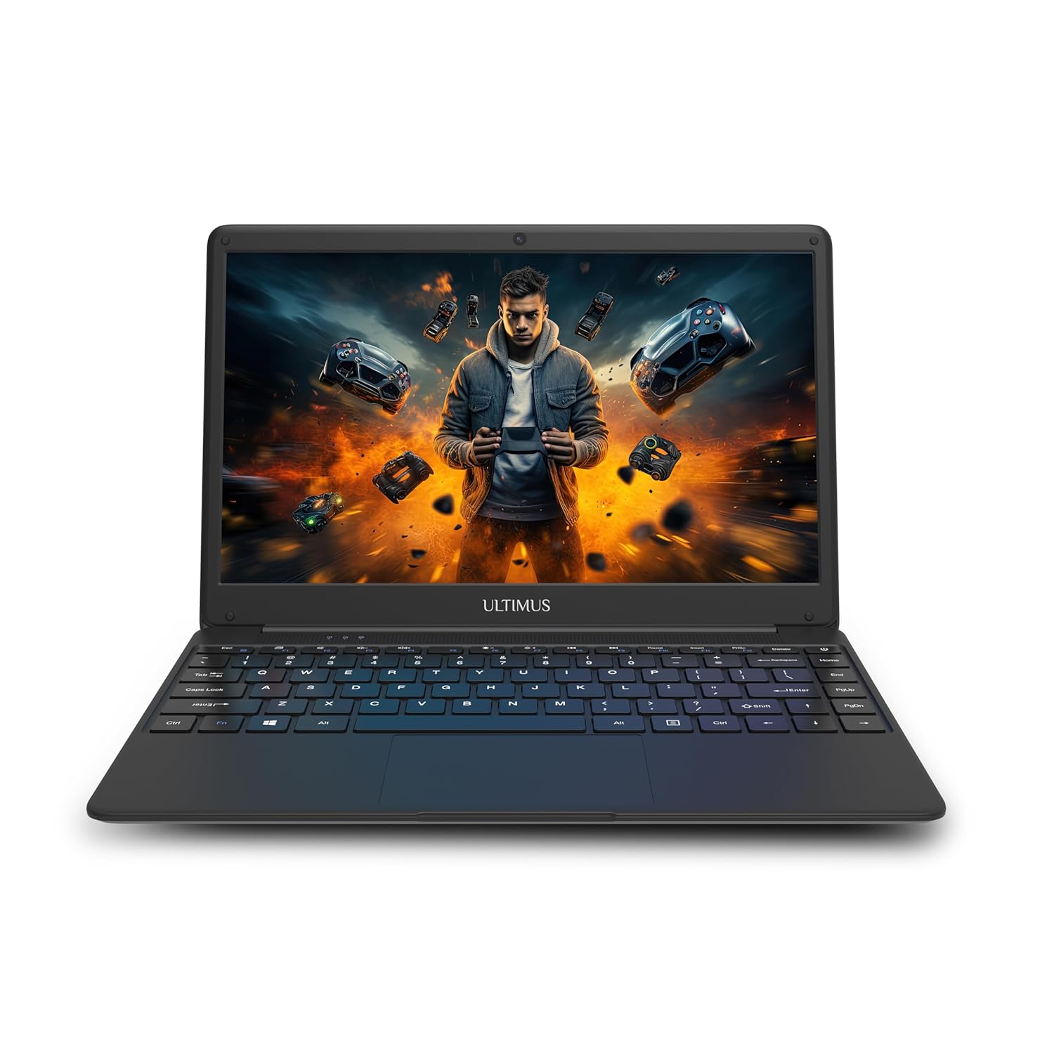 ULTIMUS U3 | AMD Ryzen 5 5500U Laptop | 8GB DDR4 RAM | 512GB SSD | 14.1″ FHD IPS Display | Windows 11 | Type-C & HDMI | Bluetooth 5 |1.45 kg Black