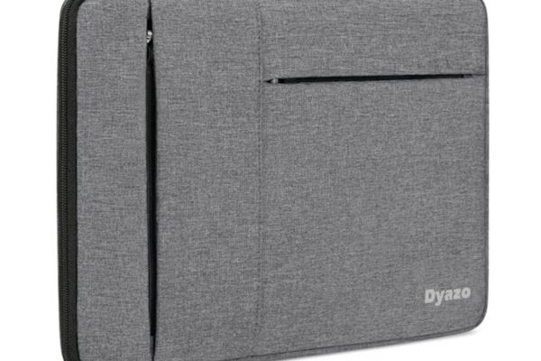 DYAZO 15″ to 15.6 Inch Laptop Sleeve/Cover with Handle & Two Front Accessories Pockets Compatible for Apple, Dell, Lenovo, Asus, Hp, Samsung, Mi, MacBook and Other Notbooks (Grey)
