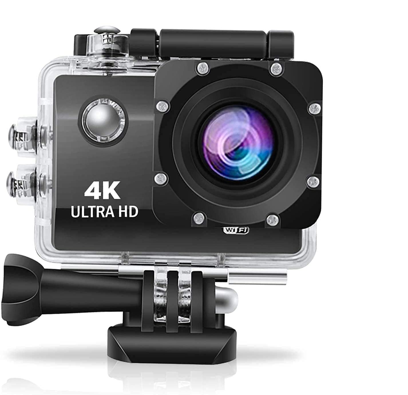 DIVINE 4K 30Fps Action Camera Ultra HD Underwater Camera 170 Degree Wide Angle 98Ft Waterproof Camera – Digital, Multicolor (DDC-48)