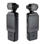 ETZIN Body Cameras with Audio and Video Recording, Handheld Pocket Camera with WiFi, Night Vision, 8HR Battery, Mini Vlogging Camera for Travel, Sports, Work Records, Covert Recording EPL-1569IM