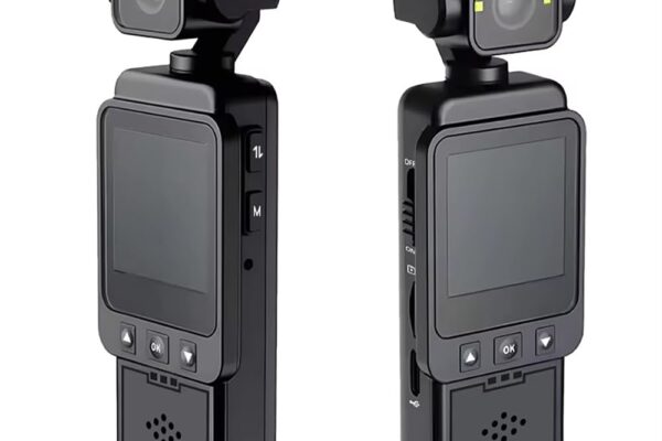 ETZIN Body Cameras with Audio and Video Recording, Handheld Pocket Camera with WiFi, Night Vision, 8HR Battery, Mini Vlogging Camera for Travel, Sports, Work Records, Covert Recording EPL-1569IM