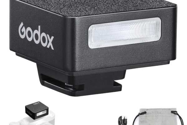 Godox iM20 Camera Flash, Built-in 470mAh Battery with 5 Levels Flash Power for Canon/Sony/Fuji/Nikon/Panasonic/Olympus, for Cameras with Single-Contact Hotshoe