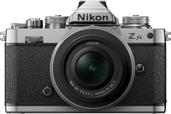 Nikon Mirrorless Z fc Body with Z DX 16-50mm f/3.5-6.3 VR [SL] Lens with Additional Battery, Camera Bag & 64 GB SD Card, SmallRig L-Shape Grip