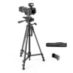 Tygot X2 Pro Professional 70 Inch (180 cm) Tripod for DSLR, Camera | Height: 5.9 Feet | Max Load: 5kg | Portable Lightweight ABS+Metal Tripod | 360° Ball Head | Carry Bag (Black)