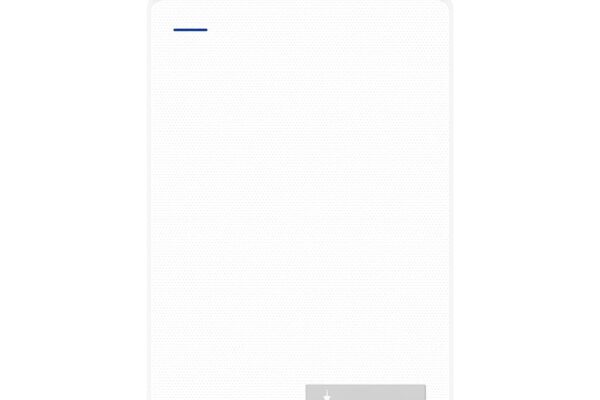 KINGSTER® 500GB Ultra Slim External Hard Drive | Portable USB 3.0 HDD 5Gbps | Plug & Play | Lightweight Backup Drive for Laptop, PC, Mac | Shock-Resistant Slim Body – White