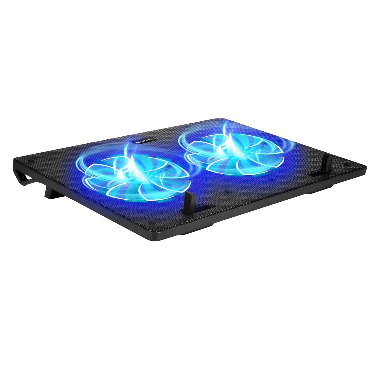 Zebronics, ZEB-NC3300 USB Powered Laptop Cooling Pad with Dual Fan, Dual USB Port and Blue LED Lights