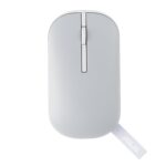 ASUS Marshmallow MD100 Wireless Bluetooth Mouse with Dual Mode (Bluetooth 5.0 & 2.4GHz), Silent Clicks, Adjustable 800/1000/1600 DPI, Multi-Device, Ergonomic Design, Grey, 1-Year Warranty