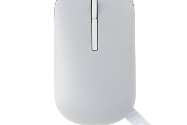 ASUS Marshmallow MD100 Wireless Bluetooth Mouse with Dual Mode (Bluetooth 5.0 & 2.4GHz), Silent Clicks, Adjustable 800/1000/1600 DPI, Multi-Device, Ergonomic Design, Grey, 1-Year Warranty