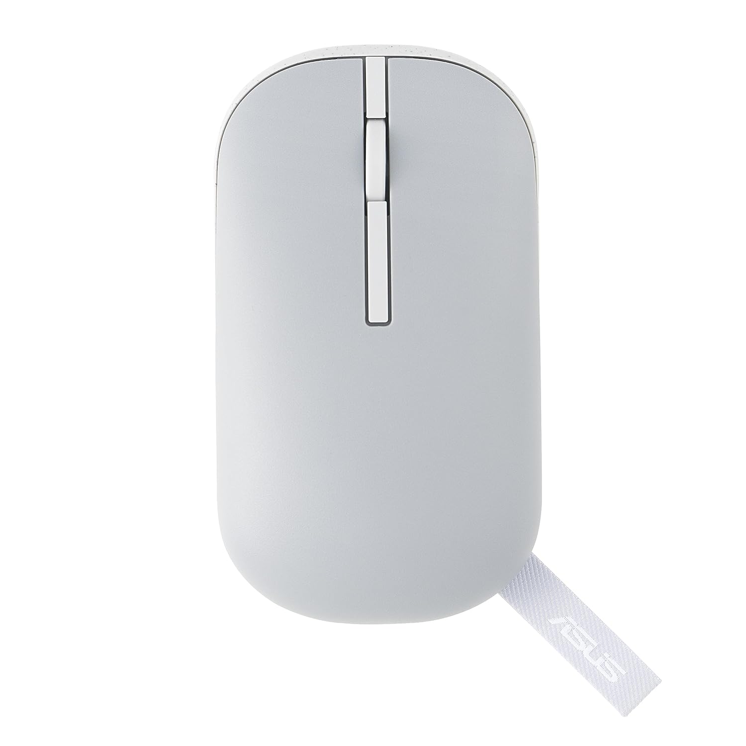 ASUS Marshmallow MD100 Wireless Bluetooth Mouse with Dual Mode (Bluetooth 5.0 & 2.4GHz), Silent Clicks, Adjustable 800/1000/1600 DPI, Multi-Device, Ergonomic Design, Grey, 1-Year Warranty